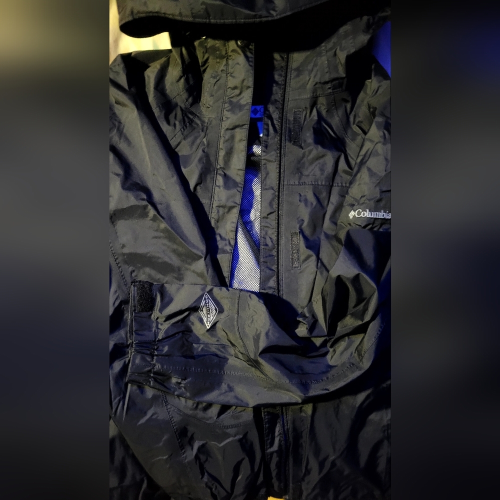 Columbia Omniflex Black Rain Coat